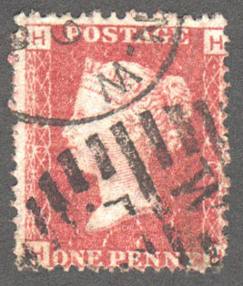 Great Britain Scott 33 Used Plate 190 - HH - Click Image to Close
